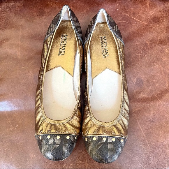 Michael Kors Shoes - Michael Kors Studded Leather Moccasins / Loafers Size 8.5